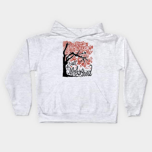 Mockingbird Kids Hoodie by Plan8